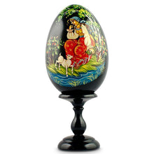 Load image into Gallery viewer, Fairy Tale Hand Painted Wooden Easter Egg 6.25 Inches