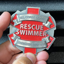 Load image into Gallery viewer, EL11-009 US Coast Guard Rescue Swimmer Challenge Coin USCG So Others May Live