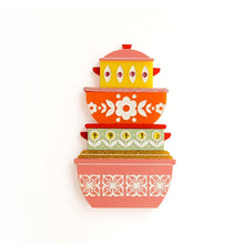 Load image into Gallery viewer, Retro Pyrex Container Brooch by Laliblue
