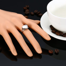 Load image into Gallery viewer, Silver Heart Shaped Cremation Urn Ring