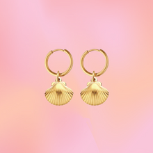 Load image into Gallery viewer, Mermaid Titanium Charm Earrings