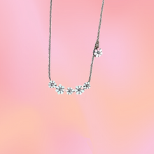 Load image into Gallery viewer, Titanium Daisy Garden Necklace