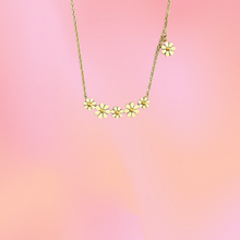 Load image into Gallery viewer, Titanium Daisy Garden Necklace
