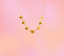 Load image into Gallery viewer, Titanium Retro Flower Chain Necklace