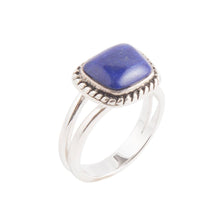 Load image into Gallery viewer, Rope Me In Ring - Lapis