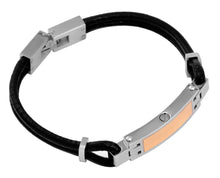 Load image into Gallery viewer, Modern Leather Cremation Bracelet