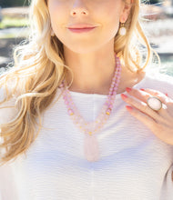 Load image into Gallery viewer, Rosie Pink Opal and Golden Bronze Ring