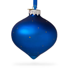Load image into Gallery viewer, Floral Lilies Onion-Shape Finial Glass Christmas Ornament