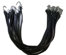 Load image into Gallery viewer, Rubber Tarp Straps w/ Crimped S Hooks | 10 PACK | LENGTH OPTIONS