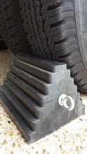 Load image into Gallery viewer, 9 Pound Rubber Wheel Chock  | WC