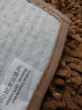 Load image into Gallery viewer, DaDa Bedding Coffee Brown Shaggy Soft Chenille Noodle Carpet Rug Bath Mat