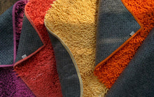 Load image into Gallery viewer, Tache Cotton Chenille Solid Dark Raspberry Red Rug (MAT2032R)