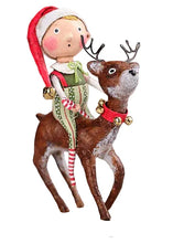 Load image into Gallery viewer, Run Run Reindeer Figurine by Lori Mitchell *NEW* SHIPS AUGUST