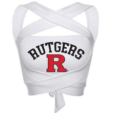 Load image into Gallery viewer, Rutgers White Multi Way Bandeau Top