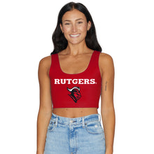 Load image into Gallery viewer, Rutgers Red Crop Tank Top