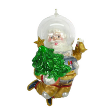 Load image into Gallery viewer, Santa in Space Suit Ornament by December Diamonds