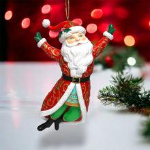 Load image into Gallery viewer, Yippee! Santa Ornament by December Diamonds