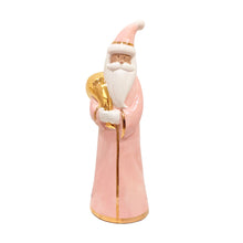 Load image into Gallery viewer, Pink Santa with 22K Gold Accents