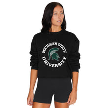 Load image into Gallery viewer, Michigan State Black Crewneck