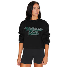 Load image into Gallery viewer, Michigan State Cursive Crewneck