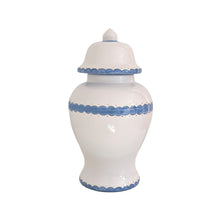 Load image into Gallery viewer, Scallop Ginger Jars in French Blue