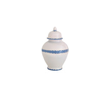 Load image into Gallery viewer, Scallop Ginger Jars in French Blue