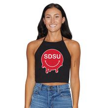 Load image into Gallery viewer, San Diego State Aztecs Smile Halter Top