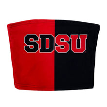 Load image into Gallery viewer, San Diego State Aztecs Two Tone Tube Top