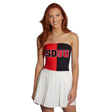 Load image into Gallery viewer, San Diego State Aztecs Two Tone Tube Top