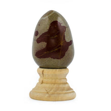 Load image into Gallery viewer, Marble Stone Egg with Wooden Stand