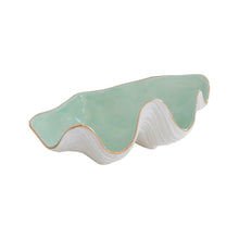 Load image into Gallery viewer, Clam Shell Bowl with 22K Gold Accent