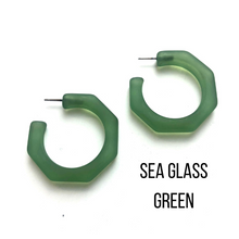 Load image into Gallery viewer, Kay Octagon Hoop Earrings