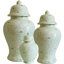 Load image into Gallery viewer, Watermark Ginger Jars in Sea Glass Green