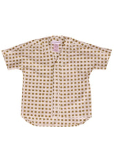 Load image into Gallery viewer, Baseball Shirt in Hand Block Print