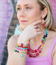 Load image into Gallery viewer, Colorful Serape Multi Stone Statement Necklace