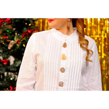 Load image into Gallery viewer, Set of 4 Gingerbread Cookie Button Covers by Laliblue