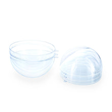 Load image into Gallery viewer, Set of 3 Clear Plastic Ball Ornaments 4.7 Inches