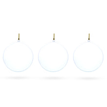 Load image into Gallery viewer, Set of 3 Clear Plastic Ball Ornaments 4.7 Inches