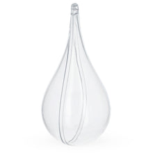 Load image into Gallery viewer, Set of 3 Clear Plastic Waterdrop Ornaments 4.3 Inches (109 mm)