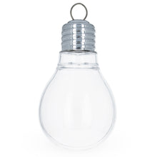 Load image into Gallery viewer, Clear Plastic Bulb Ornaments 5.25 Inches