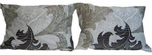 Load image into Gallery viewer, DaDa Bedding Jacquard Paisley Floral Leaves Flat Sheet &amp; Pillow Cases Set - Twin 2-Pieces (FS8197)