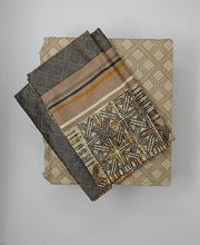 Load image into Gallery viewer, DaDa Bedding Geometric Striped Multi-Color Flat Sheet &amp; Pillow Cases Set (FS8279)