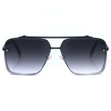 Load image into Gallery viewer, Bella - Midnight Oversized Squared Aviators