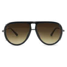 Load image into Gallery viewer, Ivy Luxe - Olive Tangle-Free Round Aviator Sunglasses