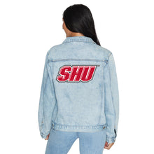 Load image into Gallery viewer, Sacred Heart Pioneers Denim Jacket