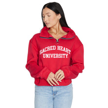 Load image into Gallery viewer, Sacred Heart Pioneers Quarter Zip Sweatshirt