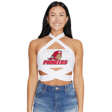 Load image into Gallery viewer, Sacred Heart Pioneers White Multi Way Bandeau Top