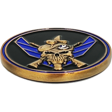 Load image into Gallery viewer, EL11-016 USAF US Air Force Security Forces Military Police MP Challenge Coin Defensor Fortis