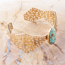 Load image into Gallery viewer, Skyler Turquoise Cuff Bracelet
