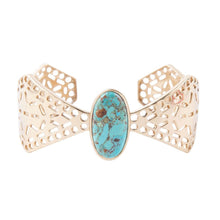 Load image into Gallery viewer, Skyler Turquoise Cuff Bracelet